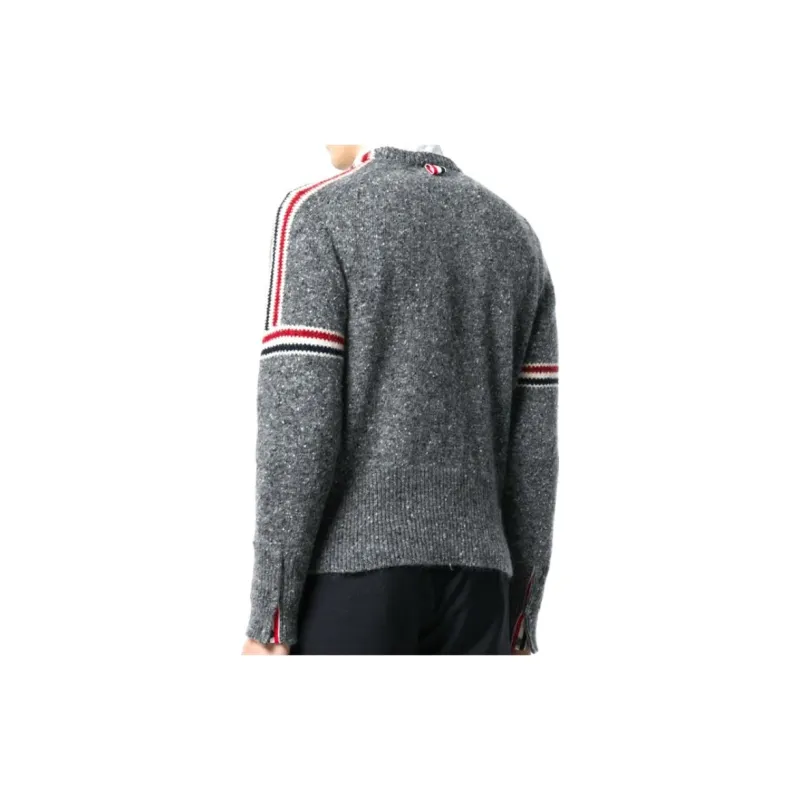 THOM BROWNE· FW21 Sweater Men's Charcoal Gray-7