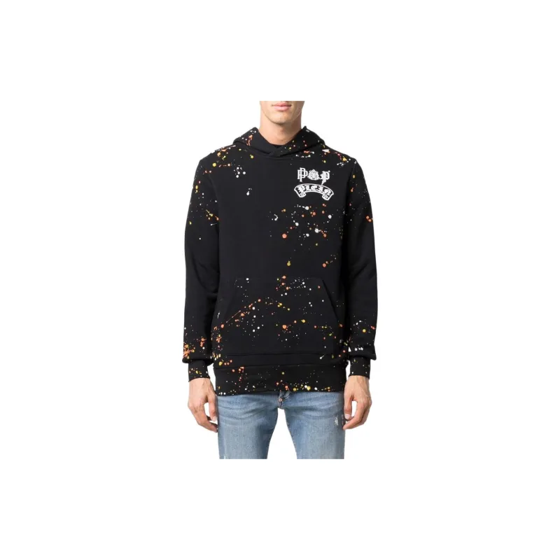 PHILIPP PLEIN Paint Splatter print Pullover Hoodie-1