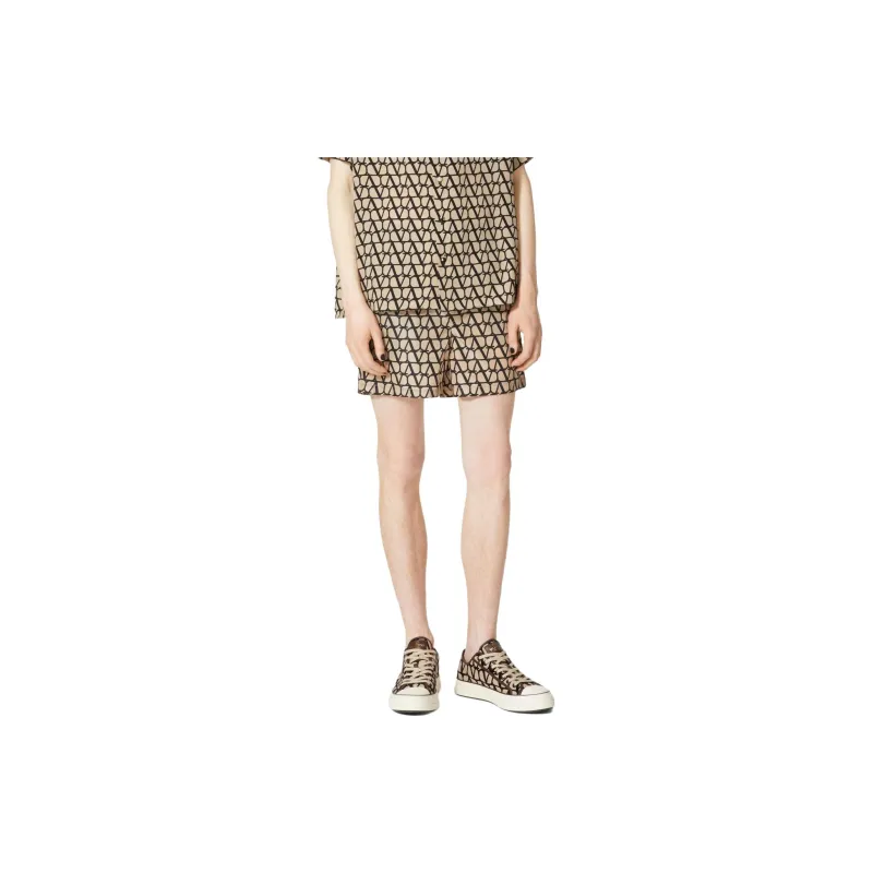Valentino Monogram Swim Shorts-3
