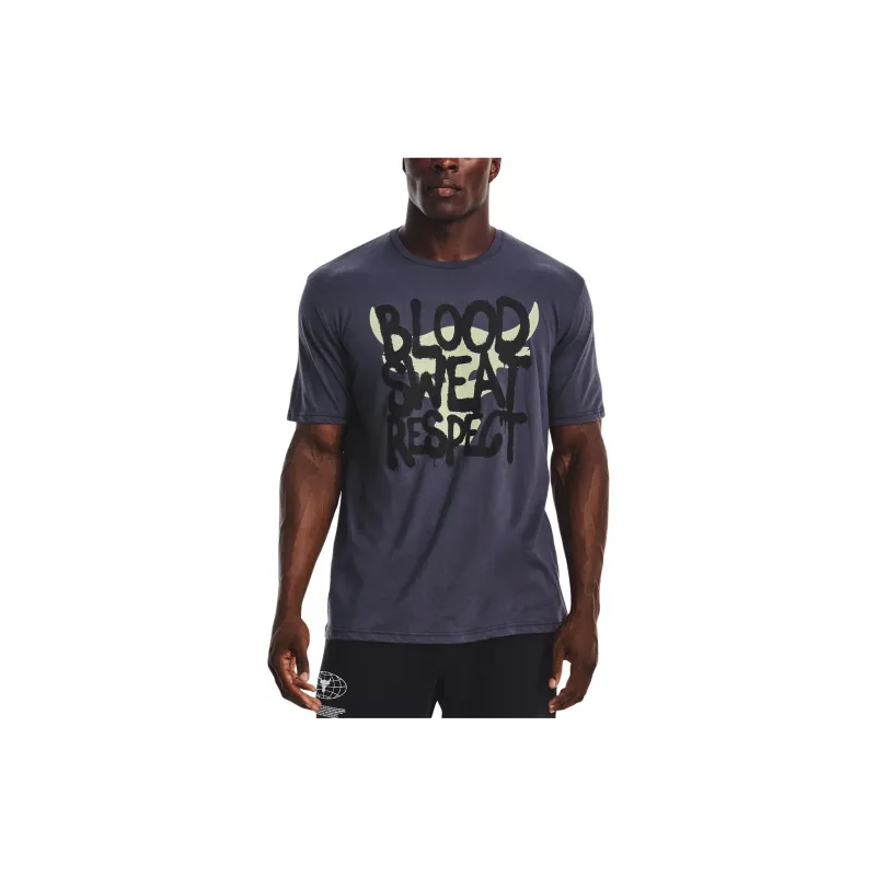 Under Armour T Shirts Men Marine Blue-3