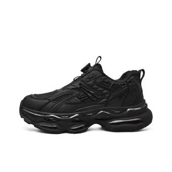 JEEP SPIRIT Chunky Sneakers Men Low Top Mysterious Black