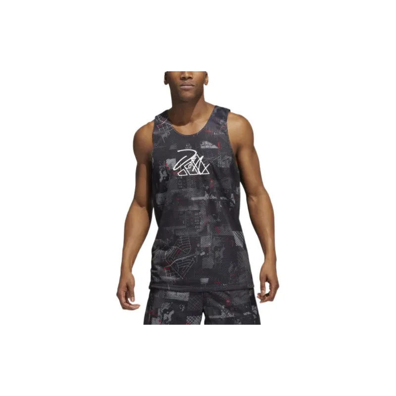 Adidas Tank Tops Men Black-2