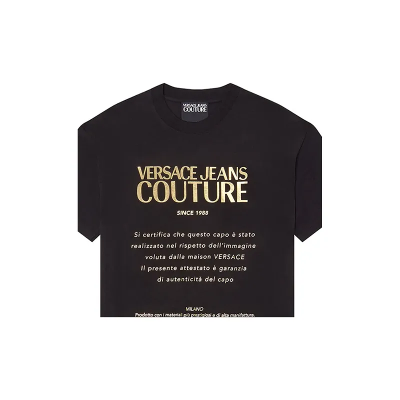 VERSACE JEANS COUTURE T Shirt Men's Black-3