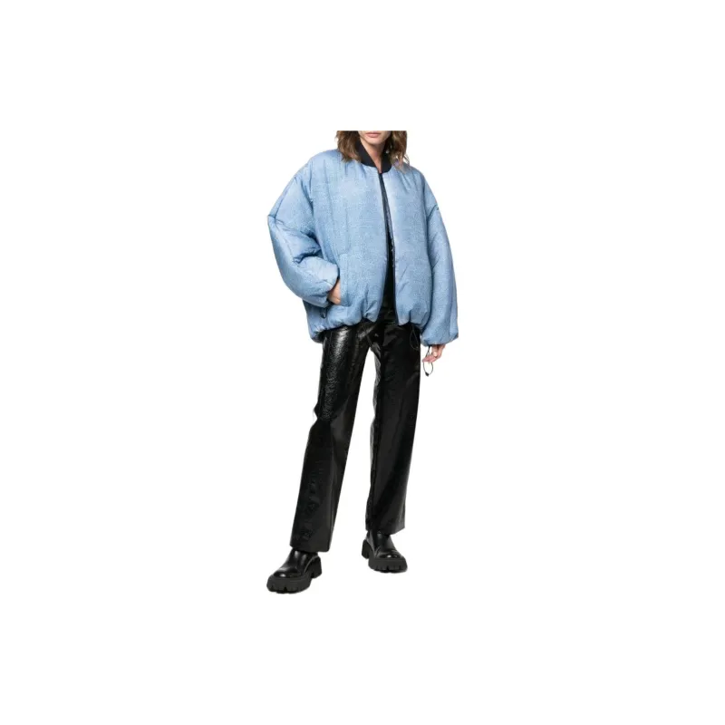 DIESEL W Day Print Zipped Bomber Jacket-4
