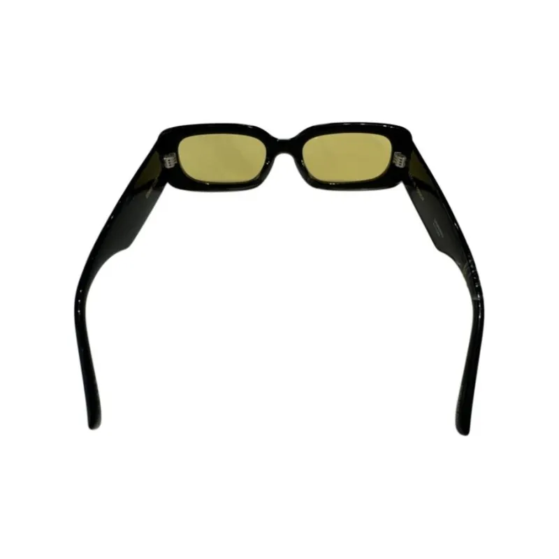 BONNIECLYDE Square Sunglasses Unisex Black-2