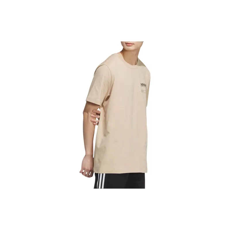 Adidas SS24 T Shirt Unisex Magic Light Umber/Black-2