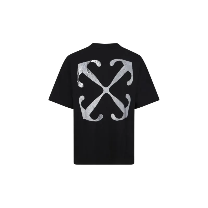 OFF WHITE Logo Print Short Sleeve T shirt-1