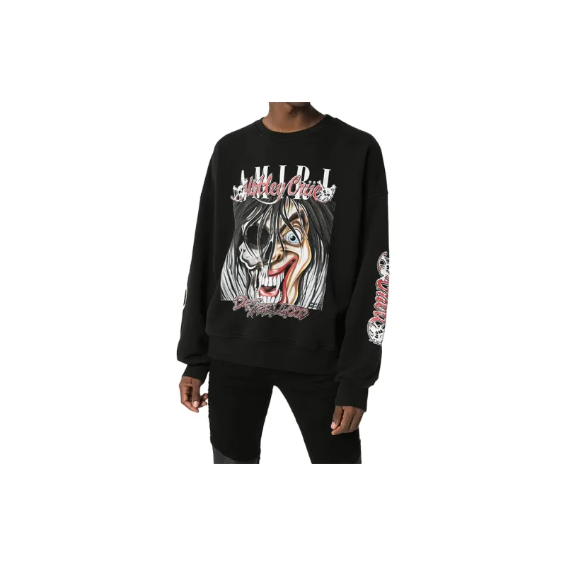 AMIRI Motley Crue Dr Feelgood Crewneck-1