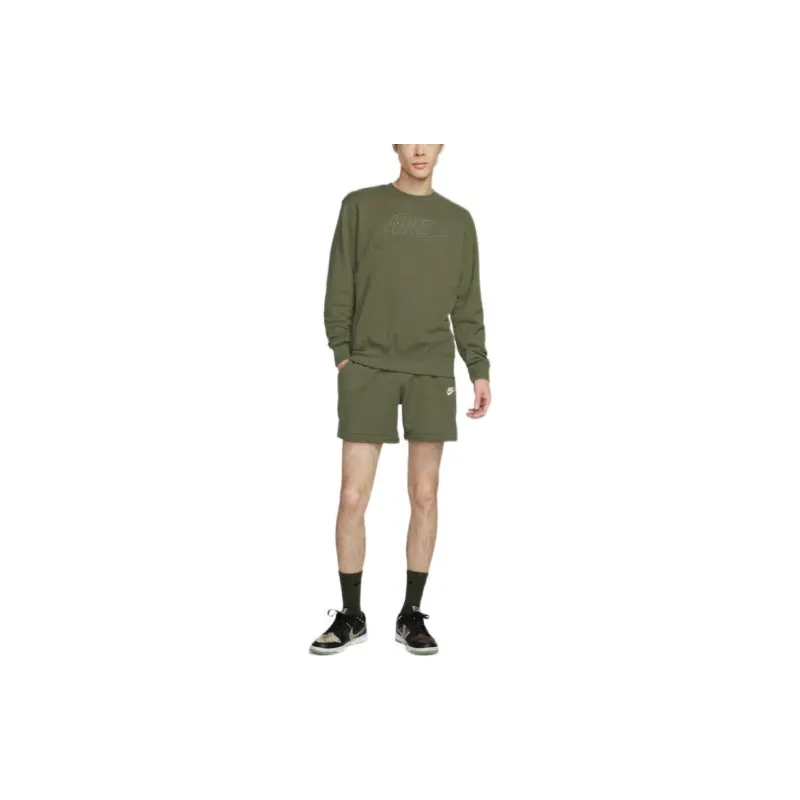 Nike Sweatshirts Men Olive Green-2