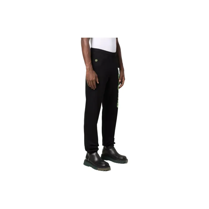 MOSCHINO Logo Printed Elasticated Waistband Track Pants-3