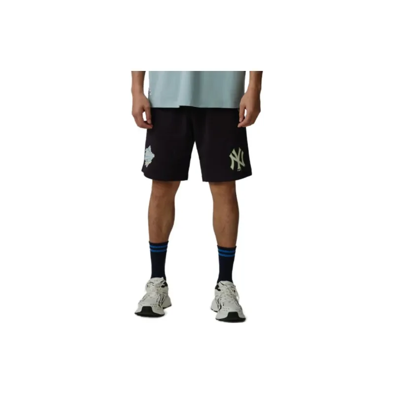 New Era Casual Shorts Unisex Navy Blue-1