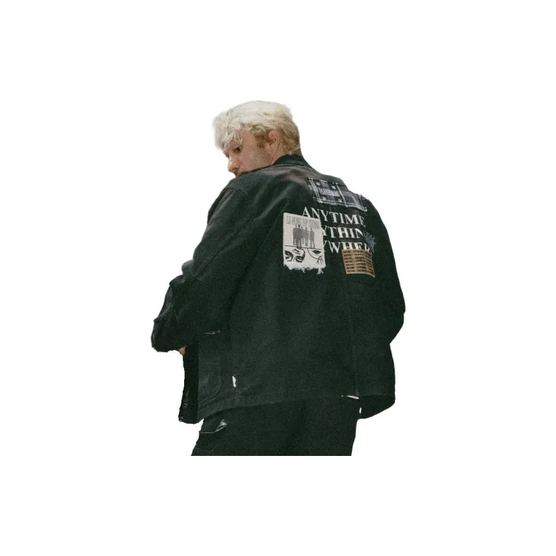 Pleasures X LiNing Jackets Men Black-2