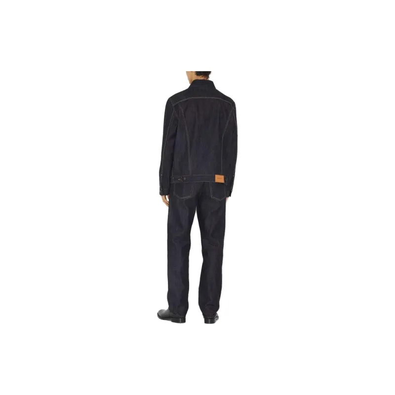 Burberry Straight leg Cotton Denim Trousers-2