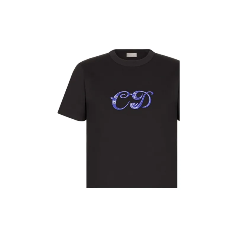 DIOR X Kenny Scharf Cd Logo T Shirt-5