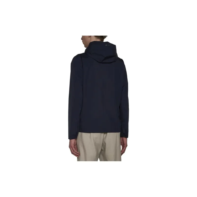 HERNO Zip-Up Hooded Laminar Windbreaker Jacket-2