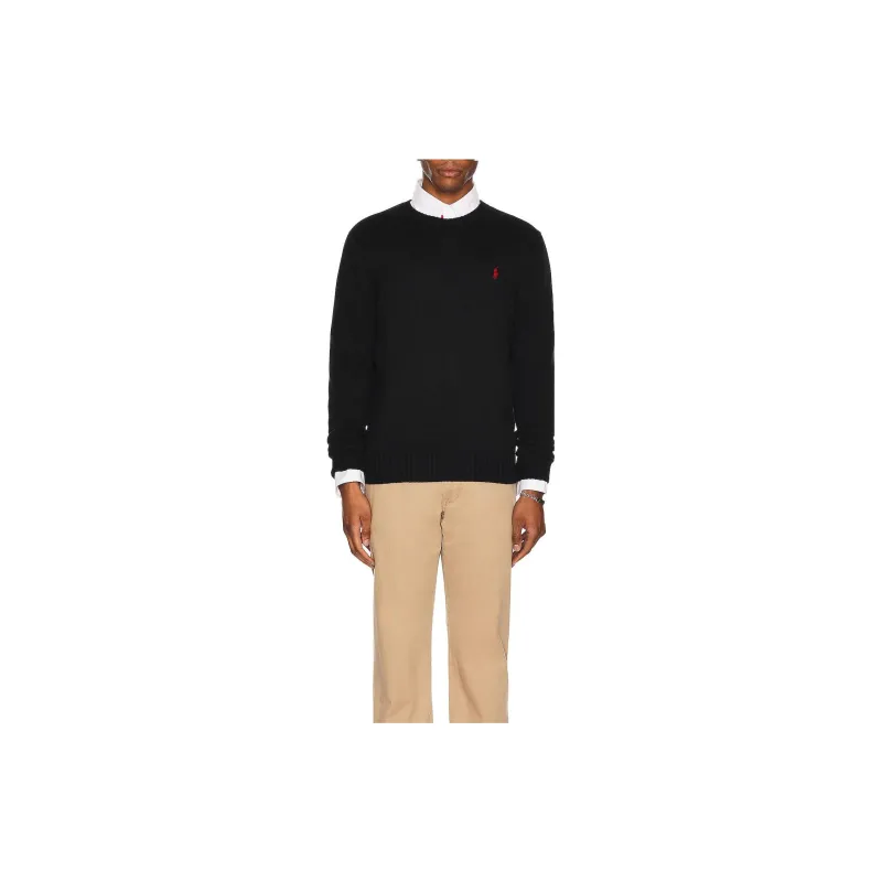 Polo Ralph Lauren Logo Embroidered Crewneck Jumper-3