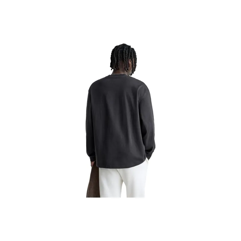 ZARA T-Shirts Men Washed Black-2
