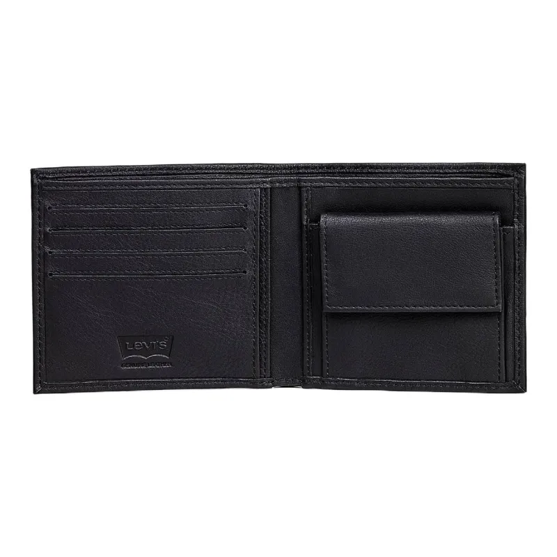Levi’s Grained Leather Wallet Regular Men's Black-2