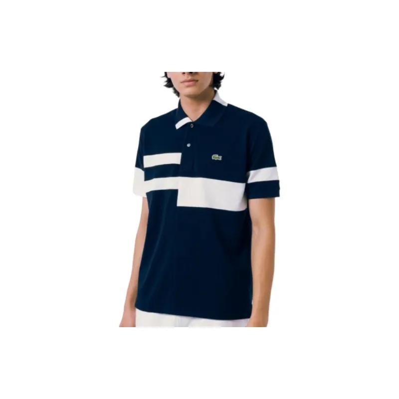 LACOSTE Polo Shirt Men's Marine Blue-2