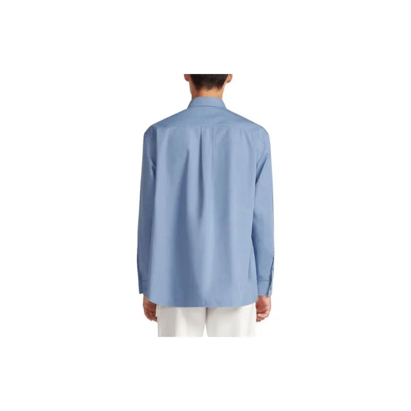 DIOR Logo Embroidered Long Sleeved Shirt-4