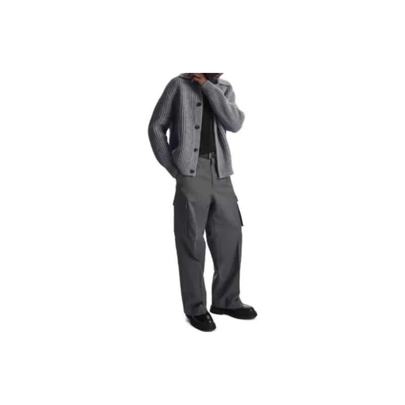 LACOSTE Cargo Pants Men's Dark Gray-1