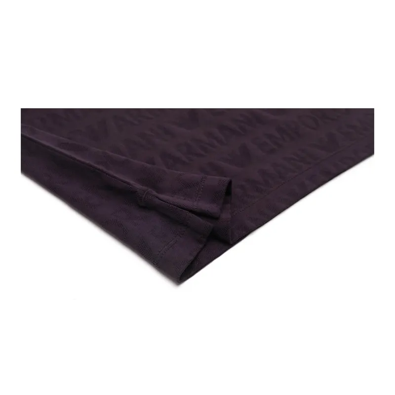 EMPORIO ARMANI Polo Shirt Men's Dark Purple-3