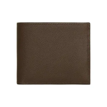 HERMES MC² COPERNIC Evercolor Calfskin Wallet Men's 4C Ecorce Bark Color