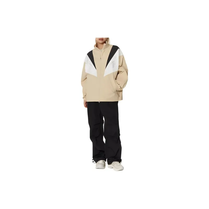 Reebok Twin Vector Trench Coat Unisex Beige-2