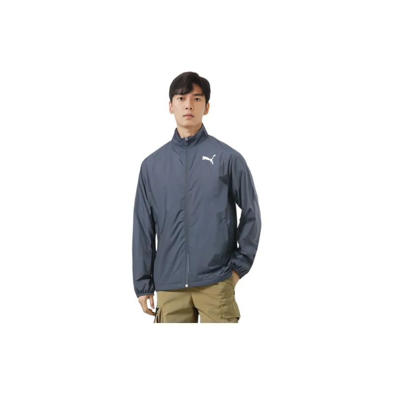 PUMA Cloudspun Heather Jackets Men Blue-5