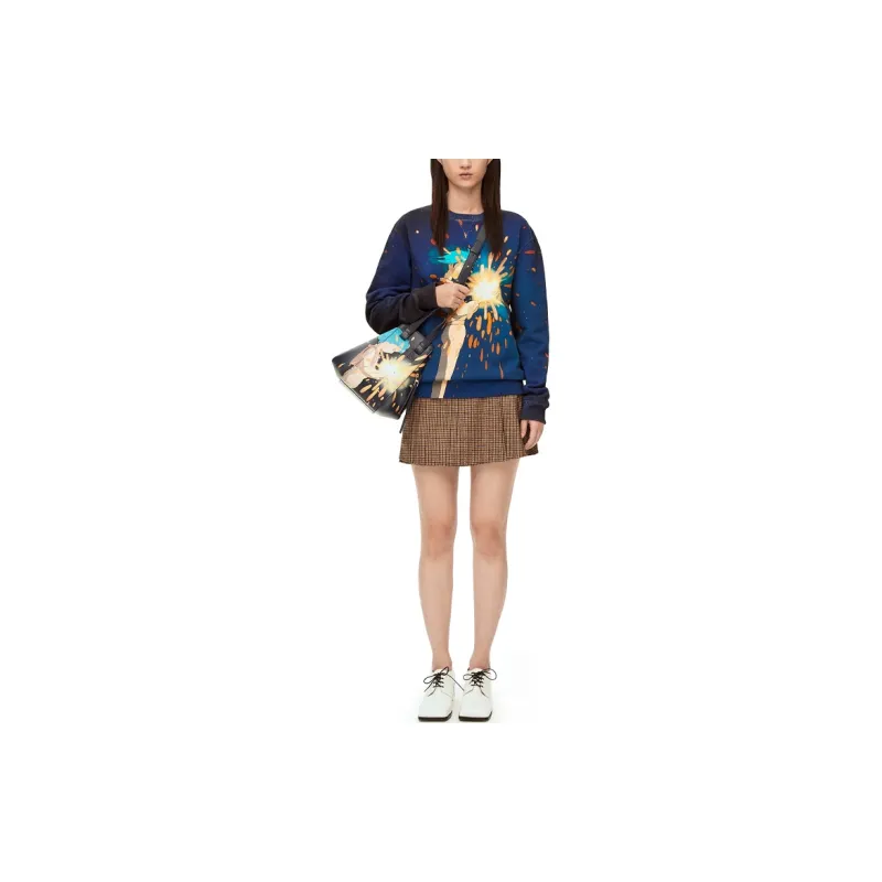 LOEWE LOEWE X Howl's Moving Castle SS23 Sweatshirt Unisex Oil Color-1
