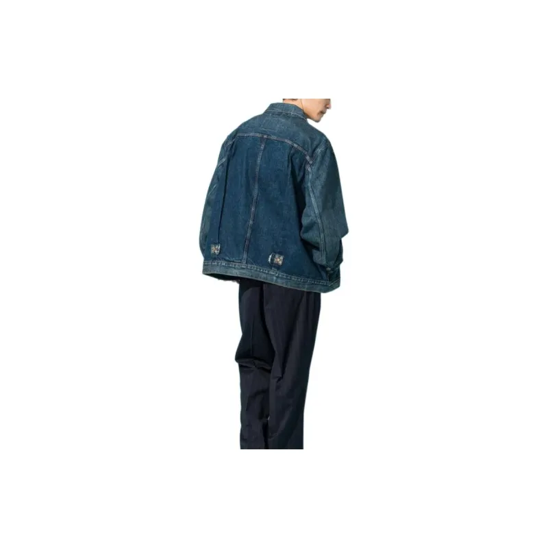 Levi's x EDIFICE SS24 Denim Jacket Men's Dark Indigo-5