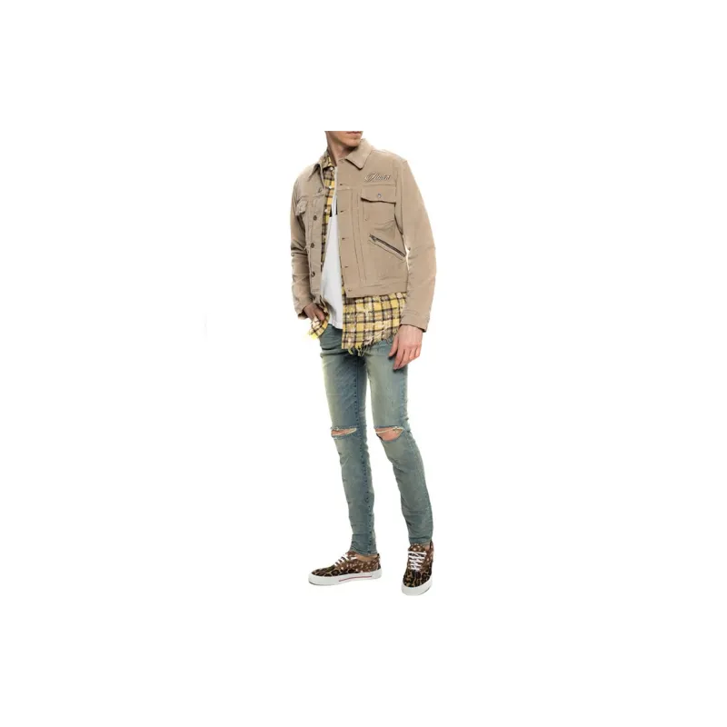 AMIRI Jackets Men Khaki-3