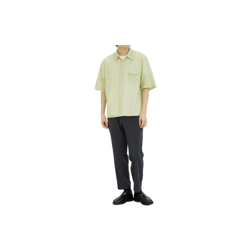 PUBLIC TOKYO SS24 Shirt Men's Mint-2