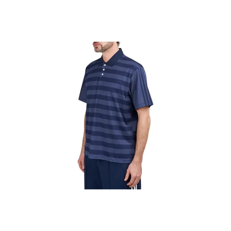 Adidas Originals Adidas X Pop Trading Company FW23 Polo Shirt Unisex Navy Blue-5