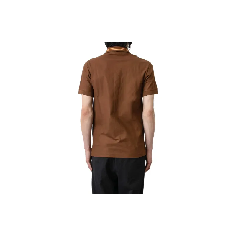 Burberry Monogram Embroidered Polo Shirt-3