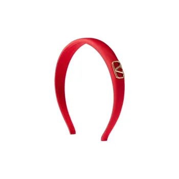 Valentino Silk Headbands Women's Red