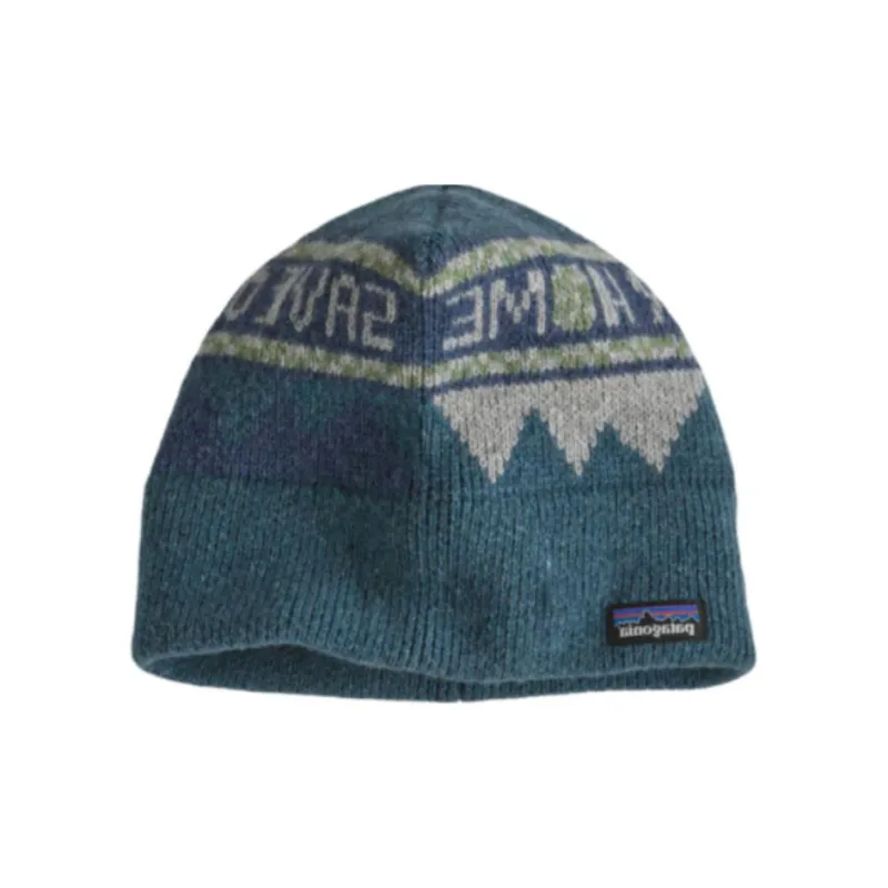 Patagonia Recycled Wool Beanies Unisex Blue-0