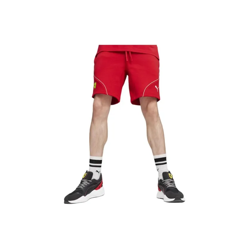 PUMA Scuderia Ferrari Casual Shorts Men Red-3