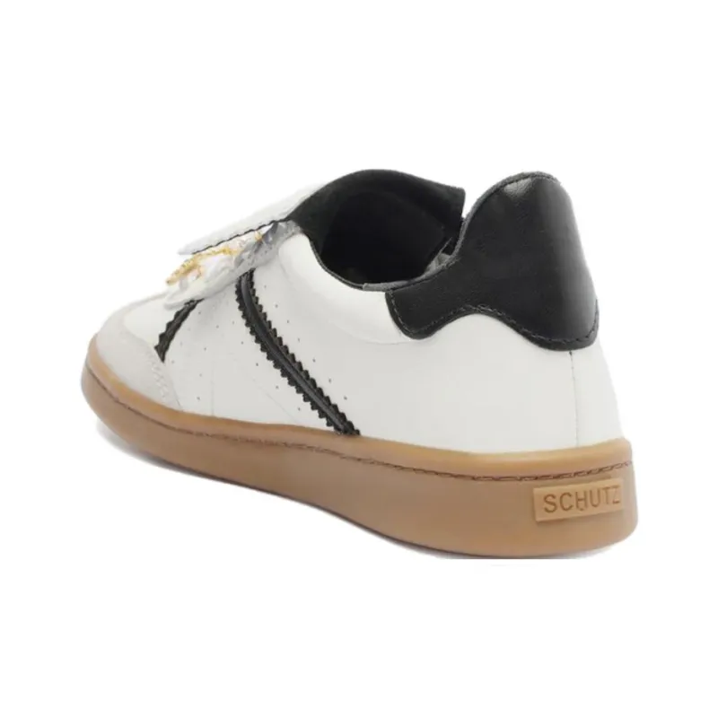 Schutz Pony Low-Top Skateboard Shoes Women's White-3