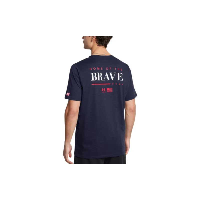Under Armour Freedom Veterans Day T-Shirt Men's Midnight Navy-2