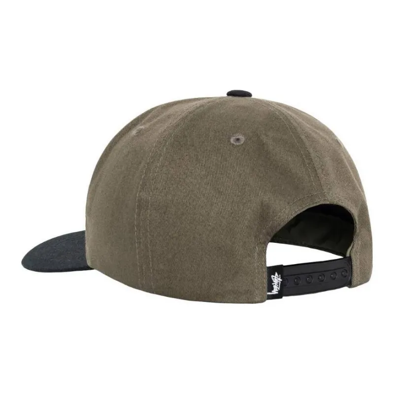 Stussy Mid Depth Big Stock Snapback Cap-2