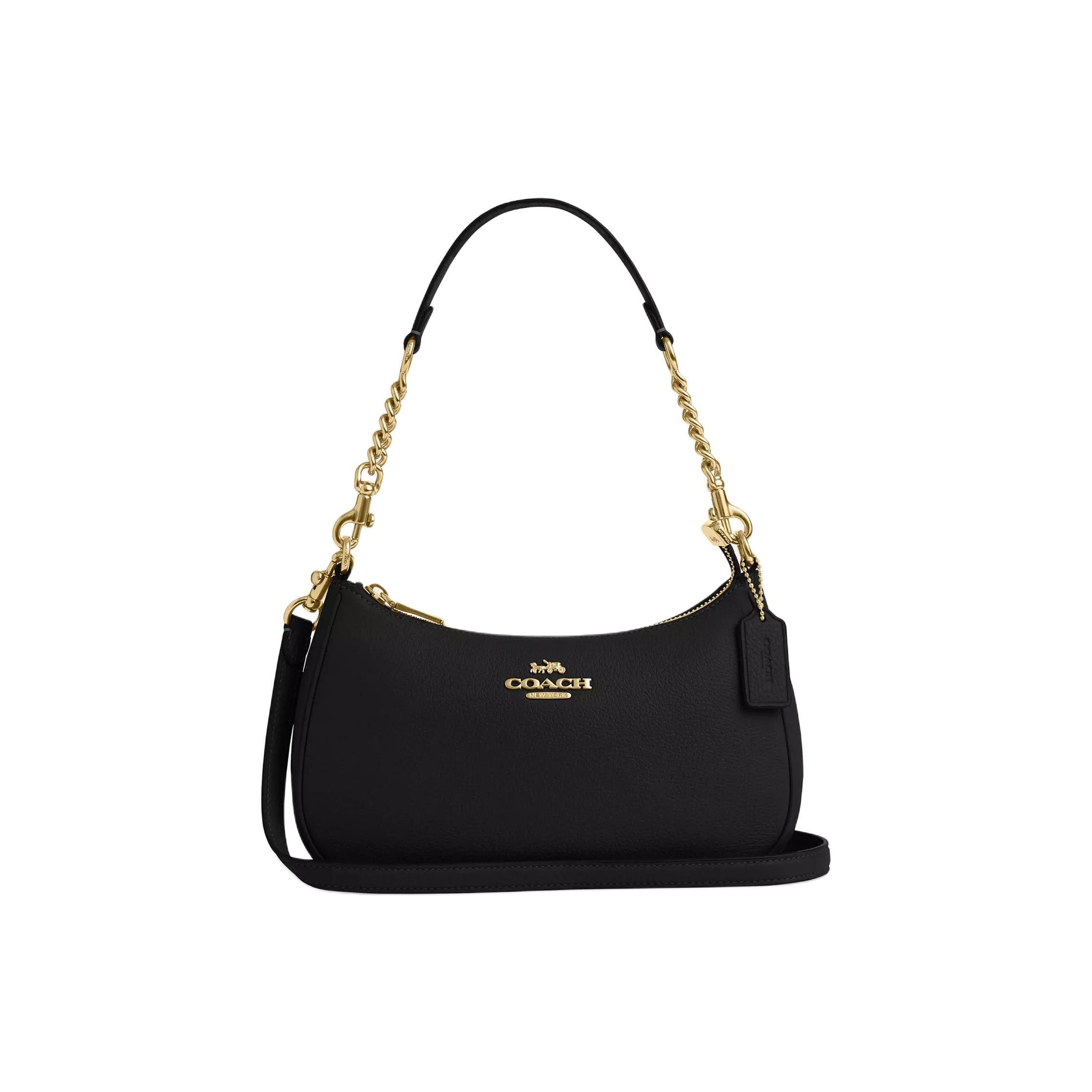 COACH Pebbled Leather Crossbody Handbag Shoulder Bag Medium