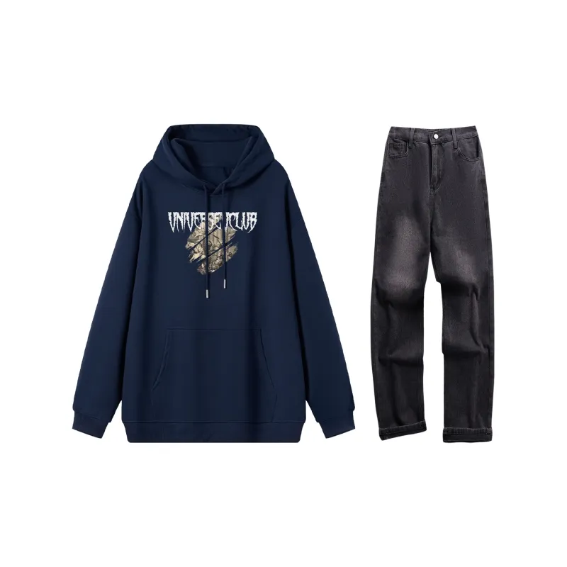 VniVerseVClub Sweatshirt Set Unisex-15
