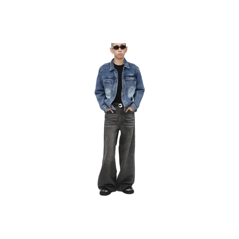 Voguo Relay Jeans Unisex Black Gray-6