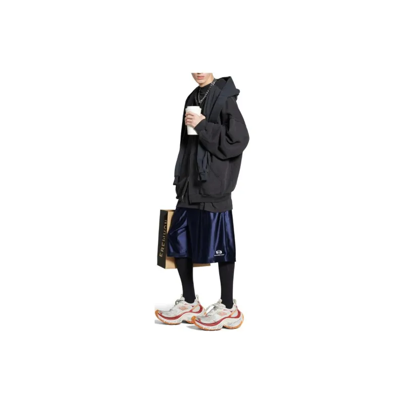 Balenciaga Men's Unity Sports Icon Basketball Shorts-2