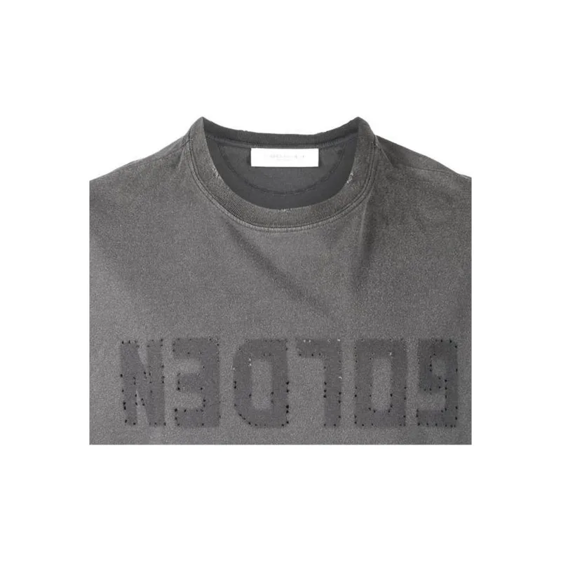 Golden Goose Deluxe Brand Logo Printed Crewneck T Shirt-5