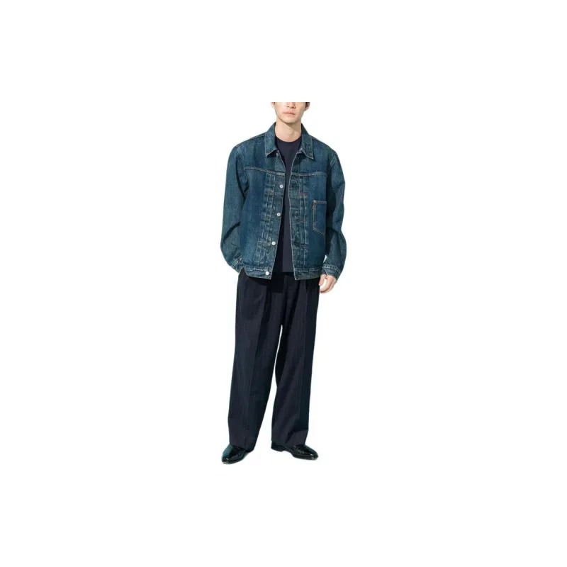 Levi's x EDIFICE SS24 Denim Jacket Men's Dark Indigo-3