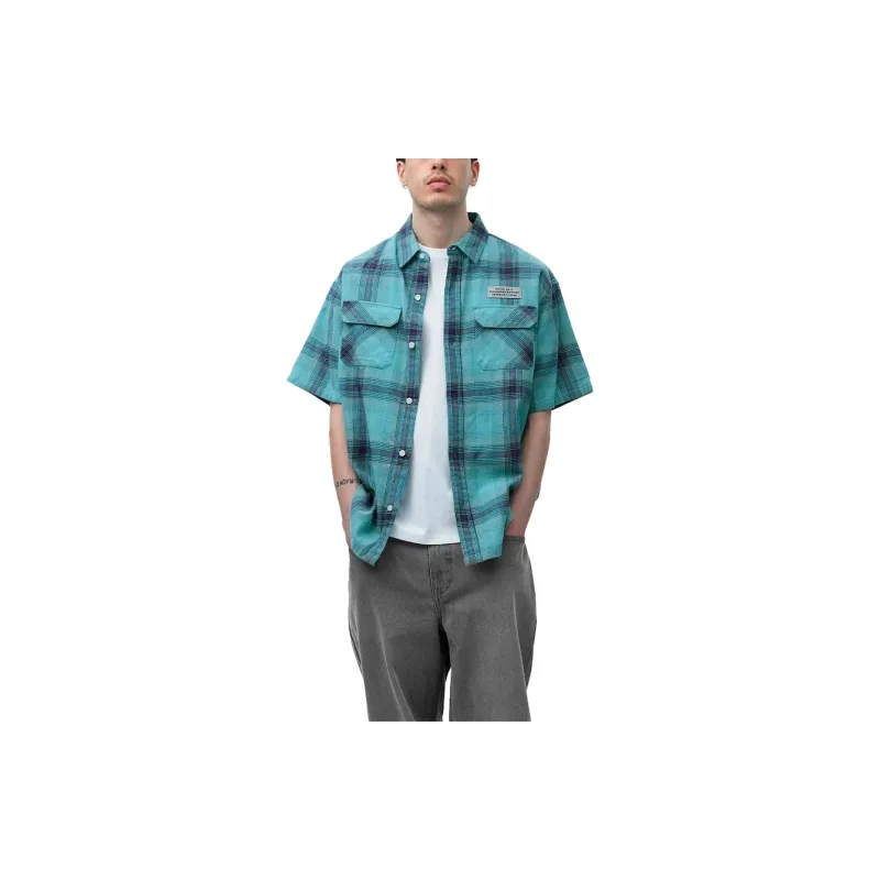 Thisisneverthat Ombre Check Short Sleeve Shirt-2