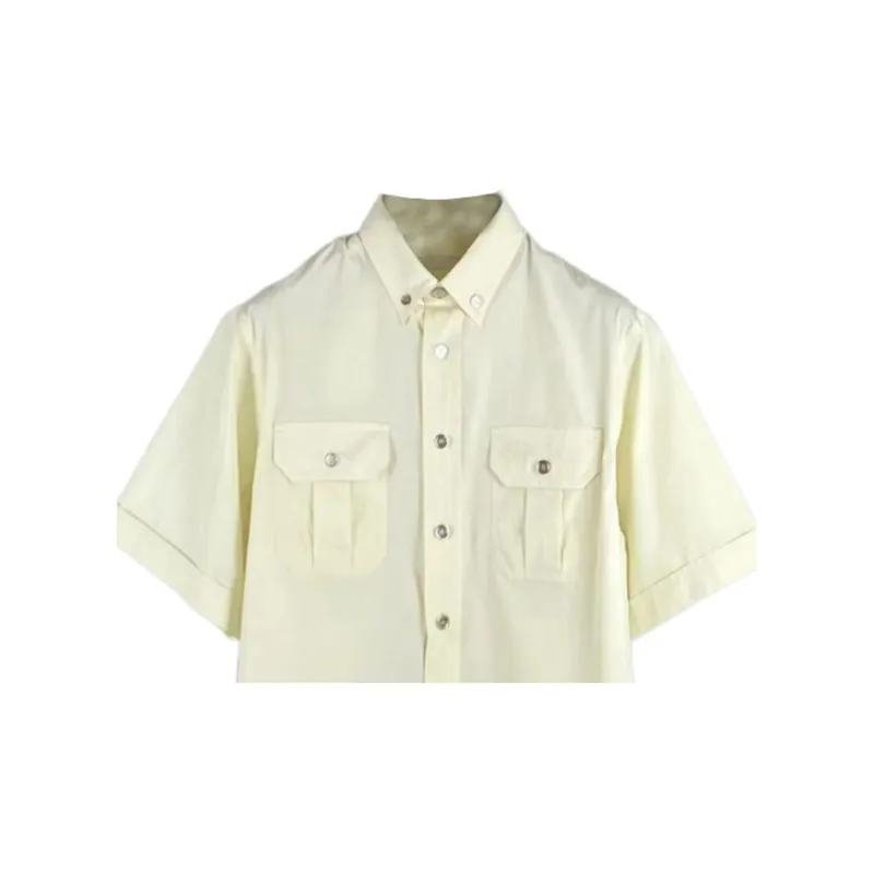 PRADA Shirts Men Yellow-4