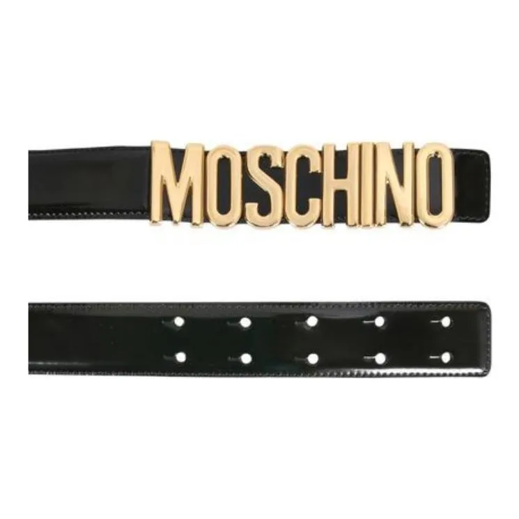 MOSCHINO Logo Lettering Belt-4